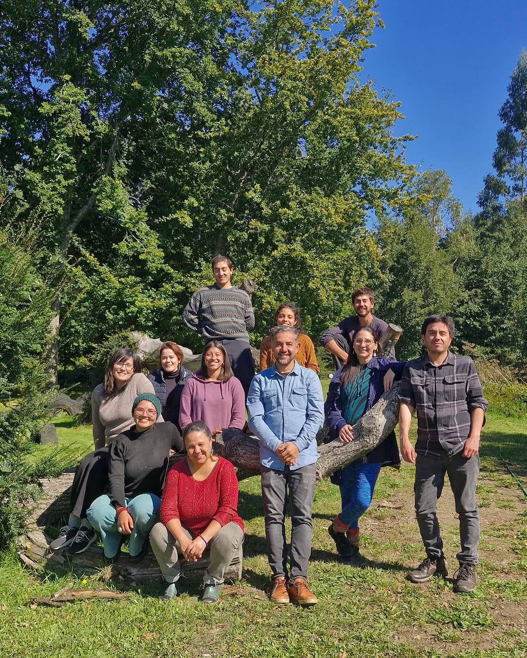 Equipo del Laboratorio Transdisciplinar de Campo en terreno