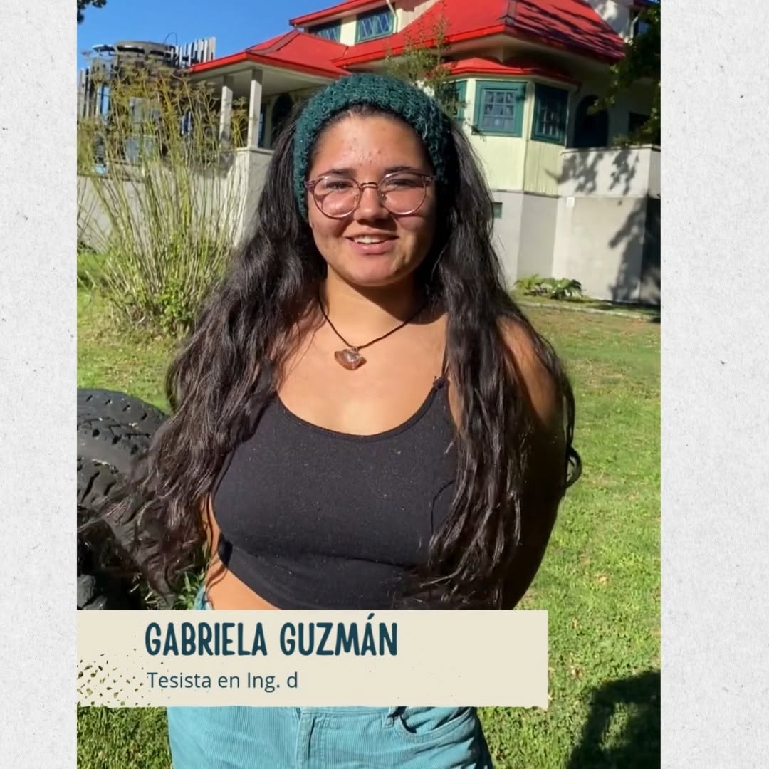 Gabriela Guzmán, tesista del laboratorio